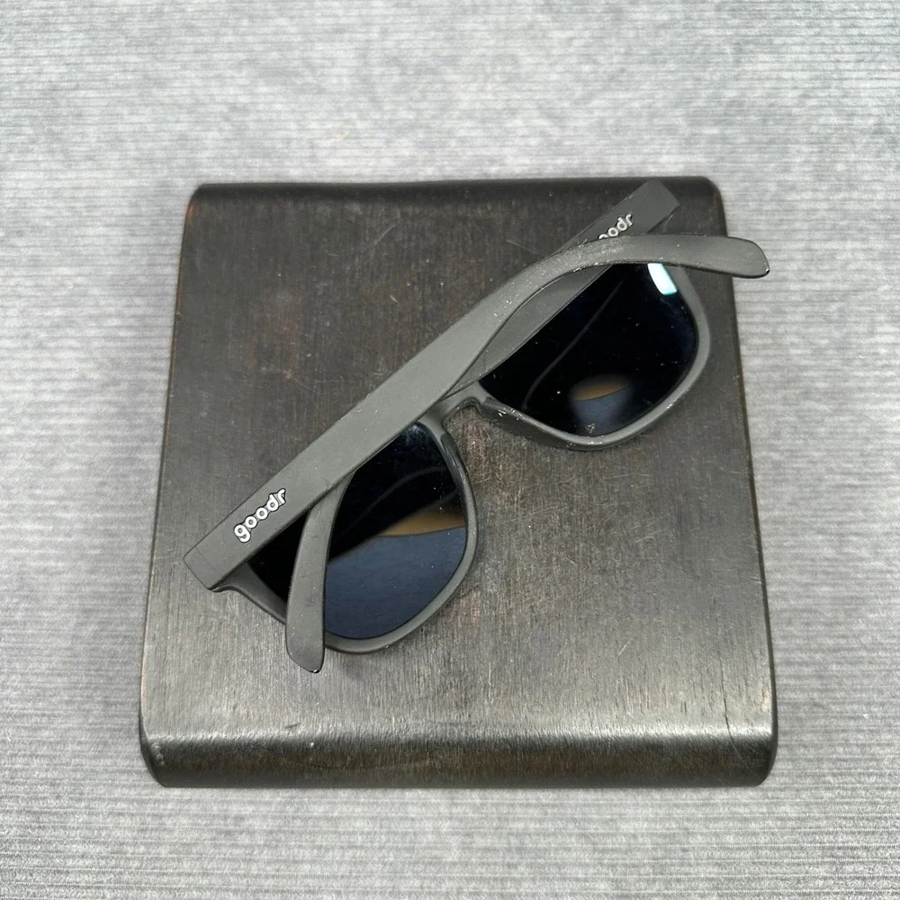 Goodr Mick and Keith's Midnight Ramble Y2K Sunglasses Black Blue Mirror OG D1